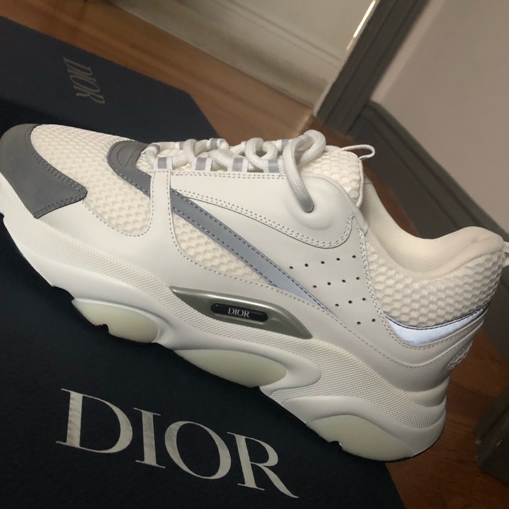 White/gray Dior B22 size 43